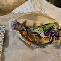 Pita Vegiboss Döner at Veganitas in Bern