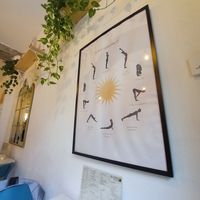Yoga art at Balino Yoga Café  in Sevilla