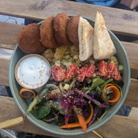 Falafal bowl at Balino Yoga Café  in Sevilla