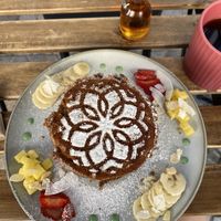 pancakes  at Balino Yoga Café  in Sevilla