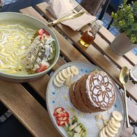 Pancakes at Balino Yoga Café  in Sevilla