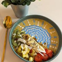 Smoothie Chakra Bowl - Solar Plexus. at Balino Yoga Café  in Sevilla