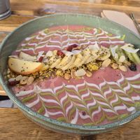 Root smoothie bowl at Balino Yoga Café  in Sevilla