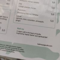 Humorous inspiration at Balino Yoga Café  in Sevilla