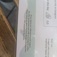 Not vegan at Balino Yoga Café  in Sevilla