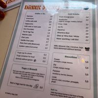 Menu  at Balino Yoga Café  in Sevilla