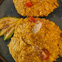 Scrambled tofu at Balino Yoga Café  in Sevilla
