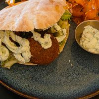 Falafel wrap at Balino Yoga Café  in Sevilla
