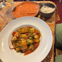 Sweet and sour tofu special   at PSI in Lisbon