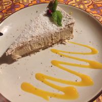 Vegan cheesecake - not that good, wouldn't recommend at PSI in Lisbon