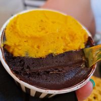 Mango, dark chocolate at Muzej Sladoleda in Belgrade