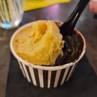 Dark chocolate & Peach at Muzej Sladoleda in Belgrade