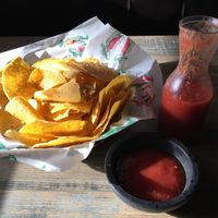 Complimentary chips and salsa at Rancho Loco Grill & Bar in Cannon Falls