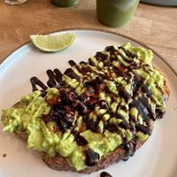 Avocado toast   at One Percent Forest in Liverpool