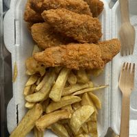   at The Front Fish and Chips in Newbiggin-by-the-sea