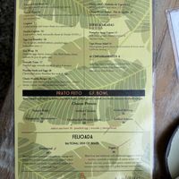 Menu  at Tapizôn in El Segundo