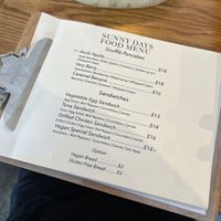 Menu  at Sunny Days Monsarrat Ave Honolulu in Honolulu