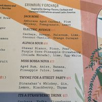 Great drinks   at Señor Bear in Denver