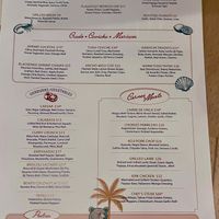 Menu Jan 2026  at Señor Bear in Denver