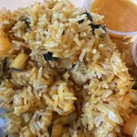 Pineapple fried rice  at Happy Flower Eatery and Boba in Sunnyvale