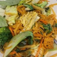 Malaysian noodles  at Happy Flower Eatery and Boba in Sunnyvale