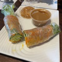 Winter rolls  at Happy Flower Eatery and Boba in Sunnyvale