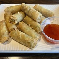 Mini fried rolls  at Happy Flower Eatery and Boba in Sunnyvale