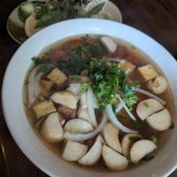 Chicken Lime Pho, with added mushrooms. at Happy Flower Eatery and Boba in Sunnyvale