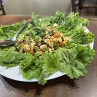 Lettuce wraps  at Happy Flower Eatery and Boba in Sunnyvale