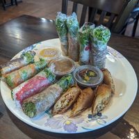 Sampler at Happy Flower Eatery and Boba in Sunnyvale