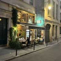 The adorable restaurant   at Le Grenier de Notre Dame in Paris