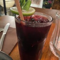 Hibiscus mojito sans alcool   at Le Grenier de Notre Dame in Paris