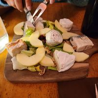 Vegan cheese board at Le Grenier de Notre Dame in Paris