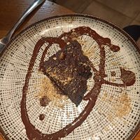 3rd course/Desert: Brownie made of Beetroot at Le Grenier de Notre Dame in Paris