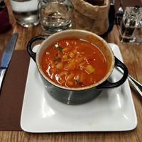 Le cassoulet végétarien - Not worth the money (18.5 €) at Le Grenier de Notre Dame in Paris