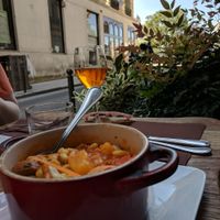 Outside tables are the best at Le Grenier de Notre Dame in Paris