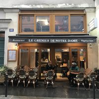 The outside! at Le Grenier de Notre Dame in Paris