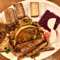 Protein Plate at Le Grenier de Notre Dame in Paris