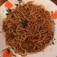 Spaghetti bolognese at Le Grenier de Notre Dame in Paris
