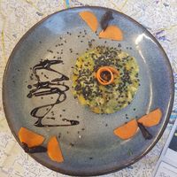 Avocado mango mousse at Le Grenier de Notre Dame in Paris