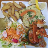 Vegan seitan steak at Le Grenier de Notre Dame in Paris