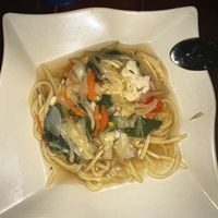 Noodle soupp  at Beach Shack Chalet in Tioman Island