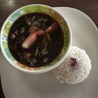 Rice vegetables terriyaki  at Beach Shack Chalet in Tioman Island