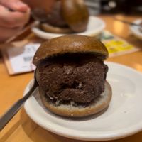 Chocolate sorbet fried bao - vegan  at BAO Borough  in South East London