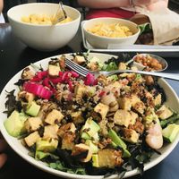 The kale quinoa salad with added tempeh is so good! at Veggie Grill by Next Level - The Dome in Hollywood