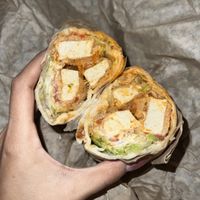 buffalo chicken wrap  at Veggie Grill by Next Level - The Dome in Hollywood