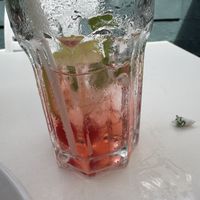 Shirley Temple mocktail  at Godenfang Restaurant in Walvis Bay