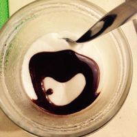 Dessert at La Capra Campa Vegacceria in Rome