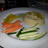 Hummus  at La Capra Campa Vegacceria in Rome