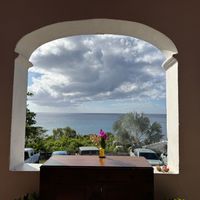 View from the porch at Feather Leaf Inn in St Croix